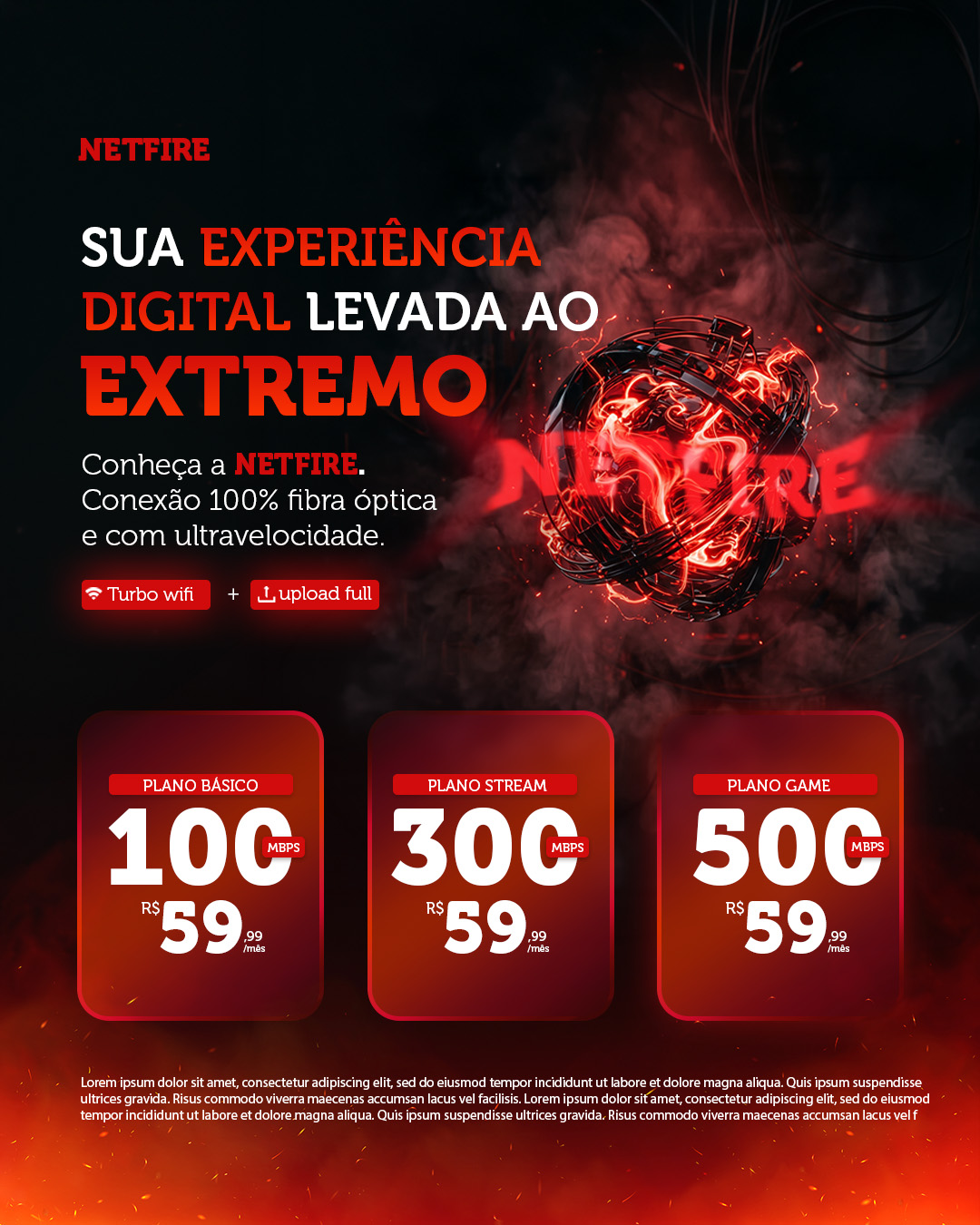 Netfire — Sua experiência digital levada ao extremo