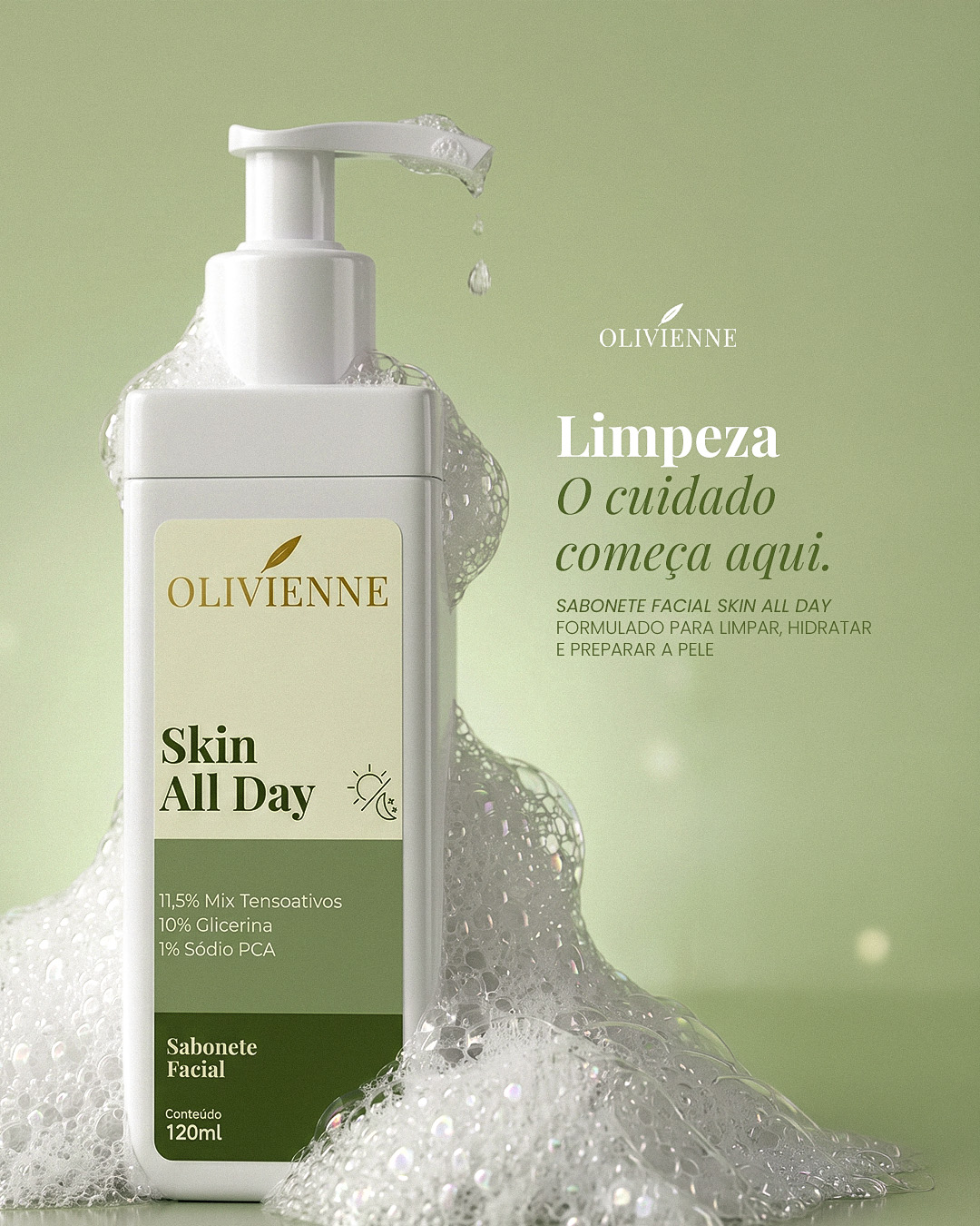Olivienne — Limpeza, o cuidado começa aqui